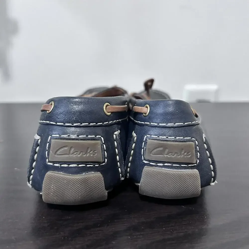 Clarks Artisan Dunhill Driving Moccasins Navy Blue Women's size 6‎